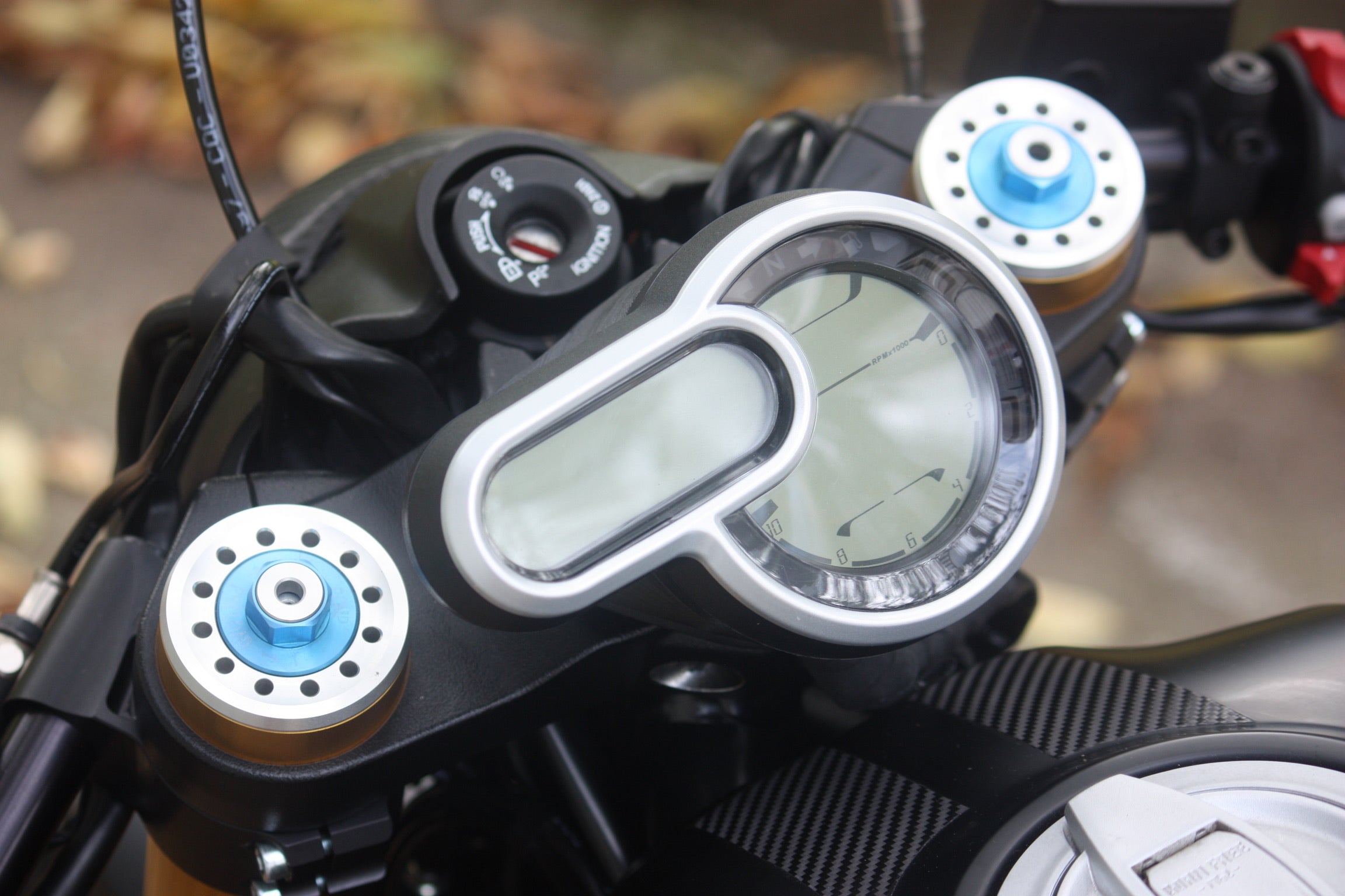 Ducati Gauge Relocation Mount