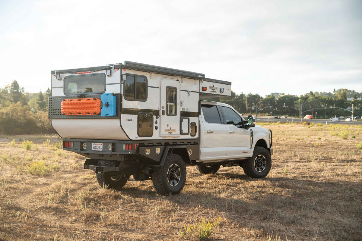 Basil's Garage Super Duty with camper